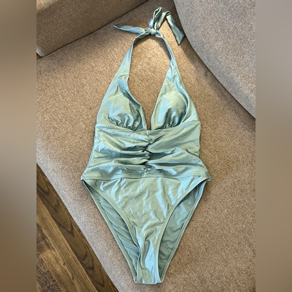 Cupshe Teal One-piece Swimsuit